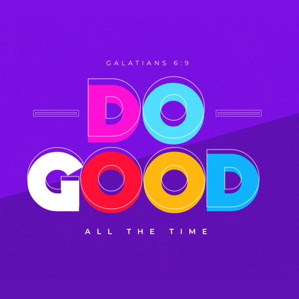 Do Good Purple Church Social Media Graphic Thumbnail Showcase