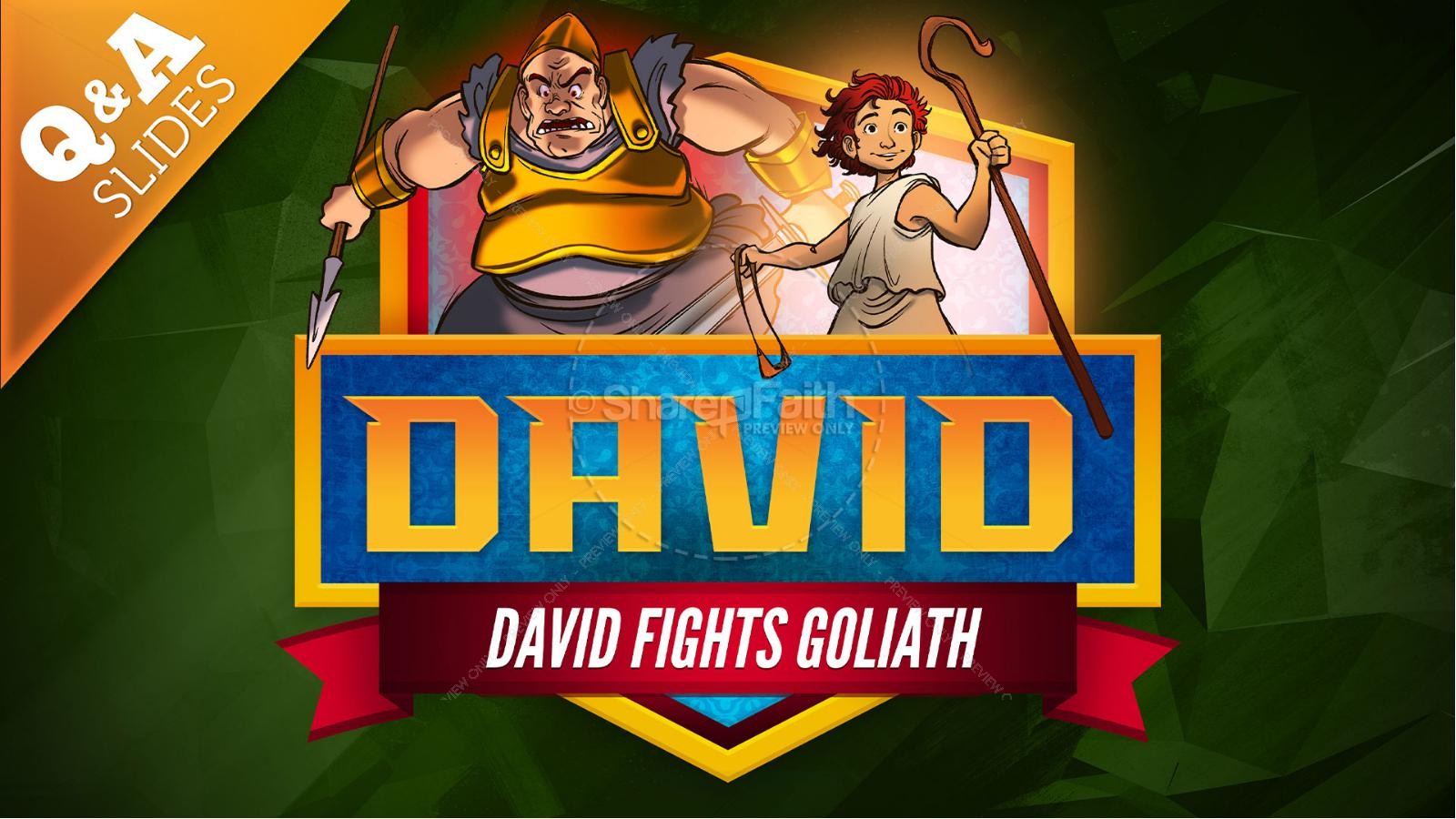 1 Samuel 17 David Fights Goliath Kids Bible Story Thumbnail 12
