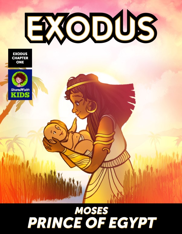 Exodus 1 Baby Moses Digital Comic Thumbnail Showcase