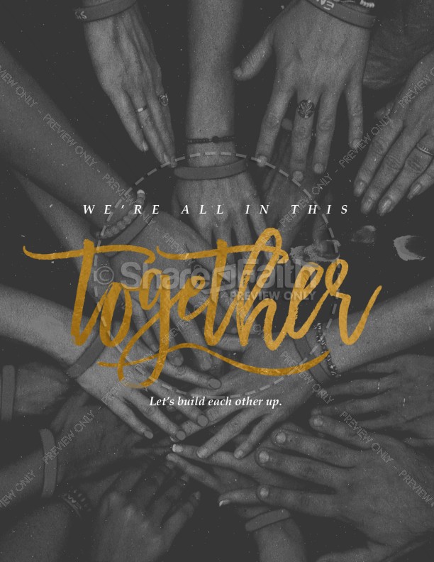 In This Together Church Flyer Thumbnail Showcase