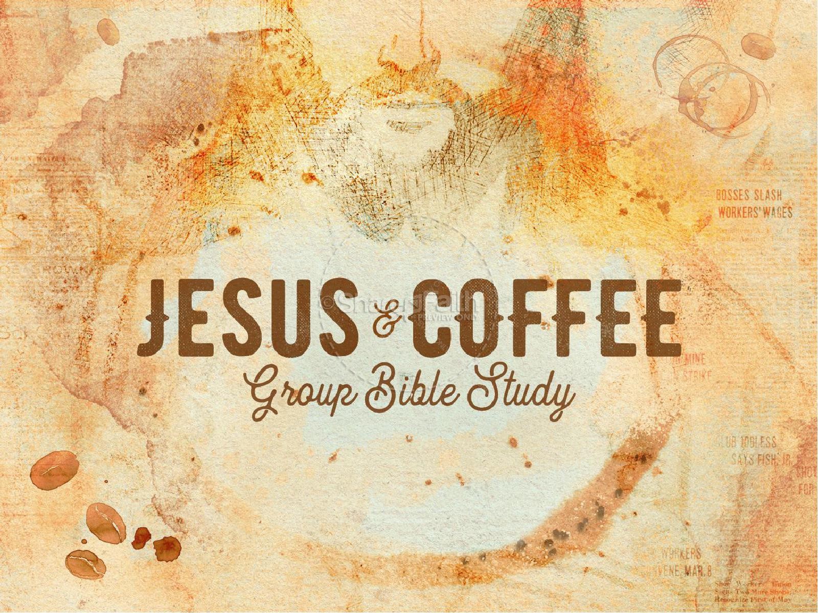Jesus And Coffee Church PowerPoint