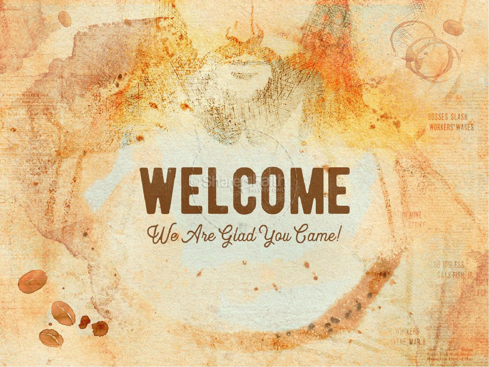 Jesus And Coffee Church PowerPoint Thumbnail 2