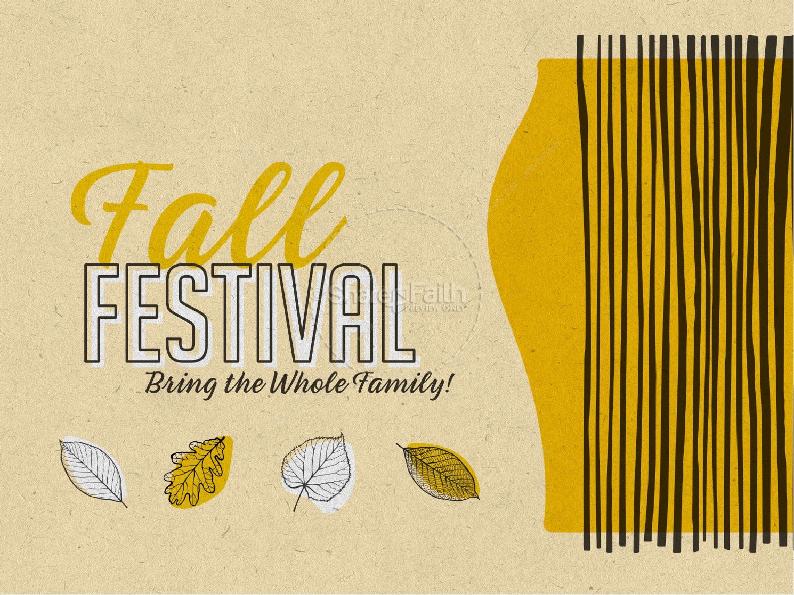 Fall Festival Leaves Church PowerPoint