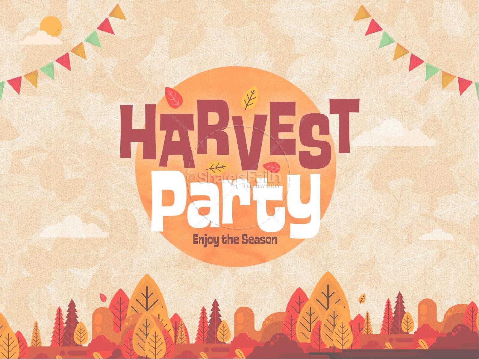 Autumn Harvest Party Church PowerPoint