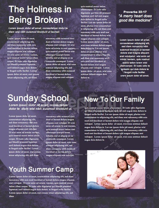 Fall Back Purple Church Newsletter | page 2