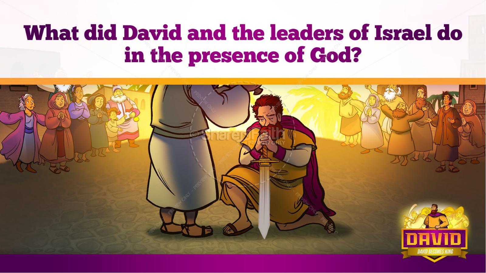 2 Samuel 5 David Becomes King Kids Bible Story Thumbnail 11