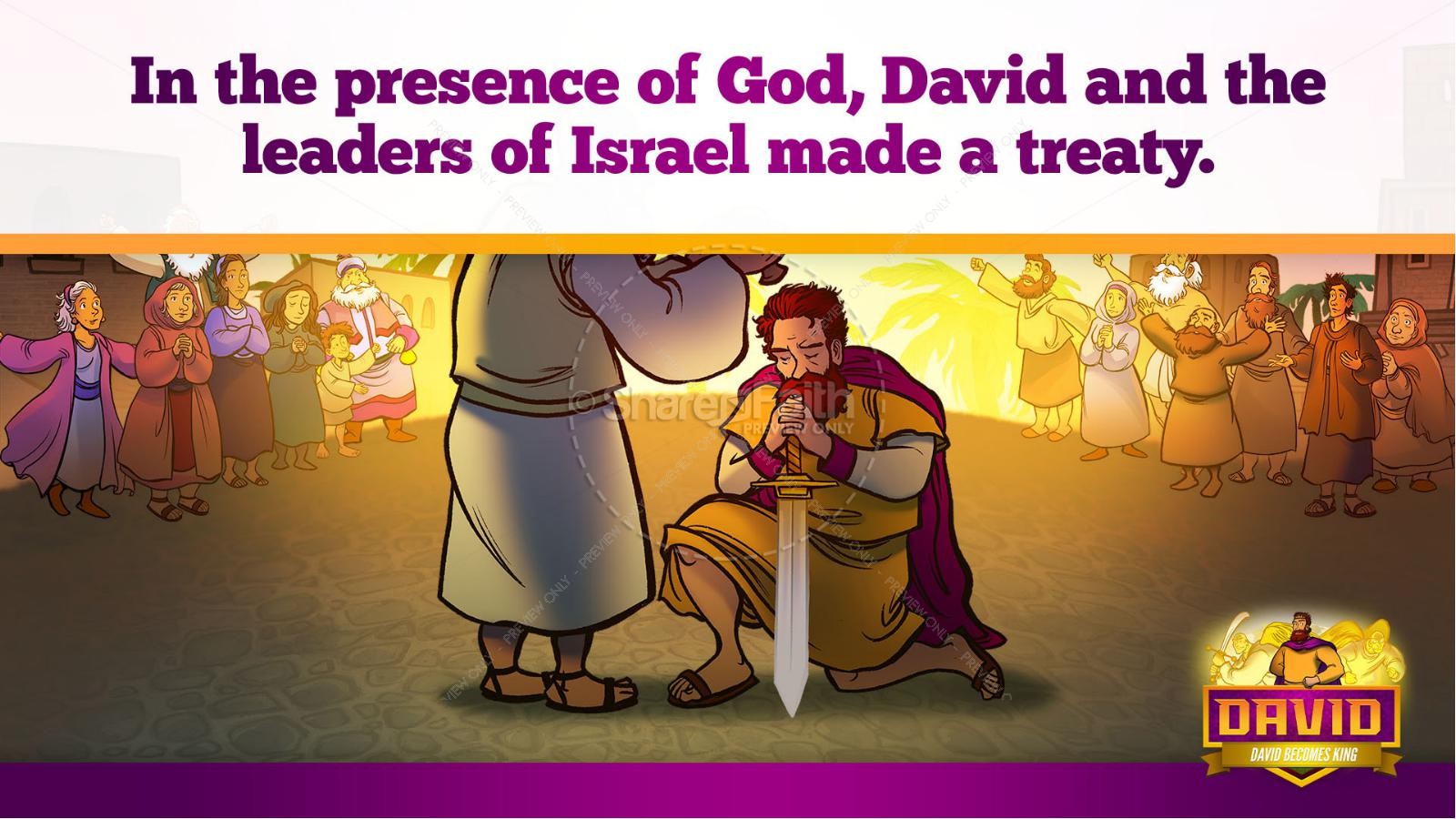 2 Samuel 5 David Becomes King Kids Bible Story Thumbnail 12