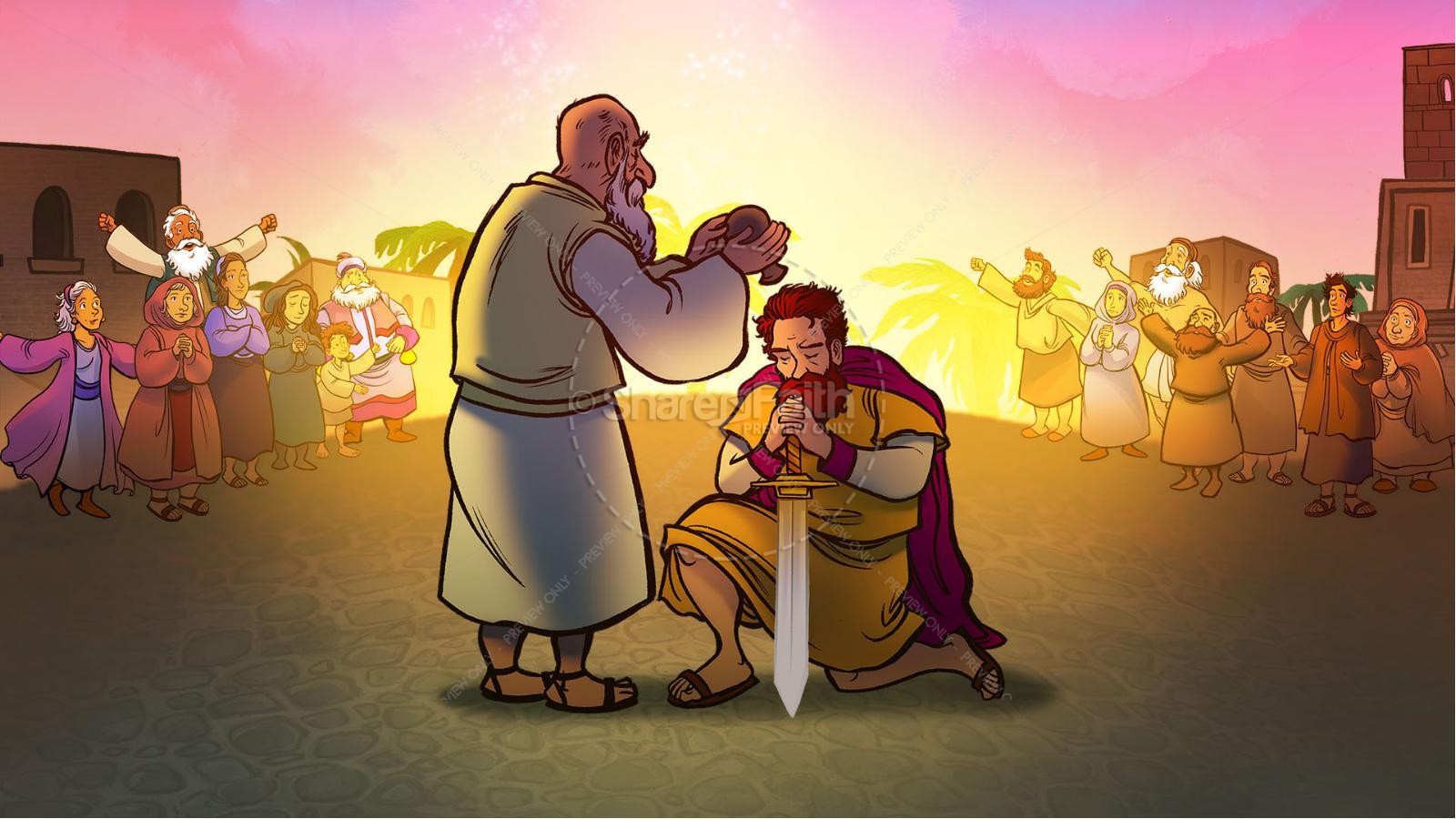2 Samuel 5 David Becomes King Kids Bible Story Thumbnail 2