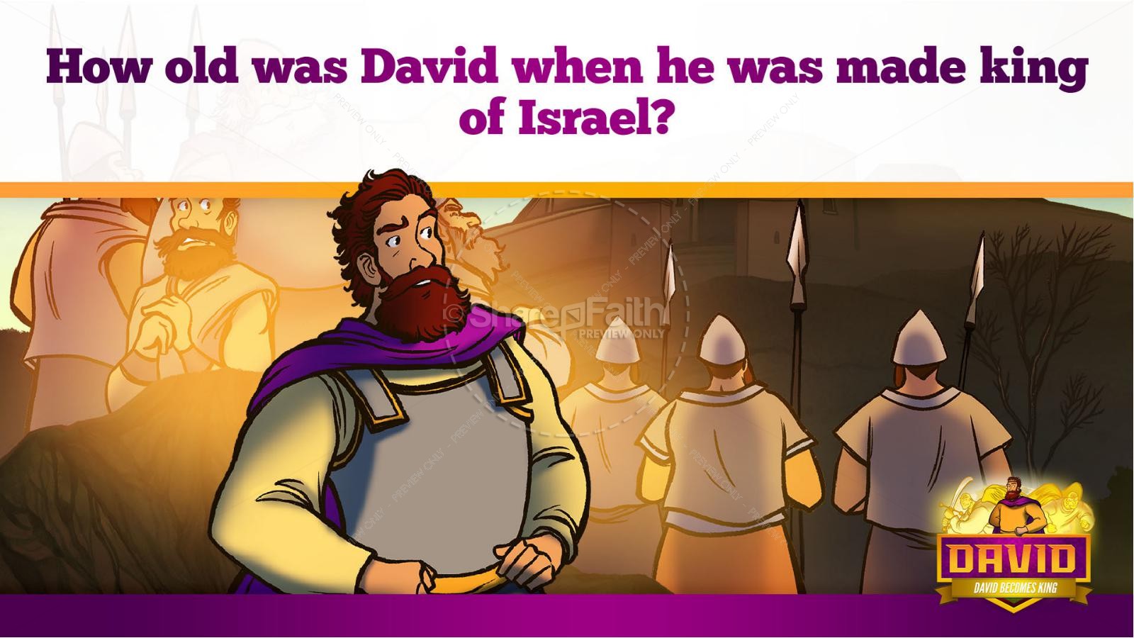 2 Samuel 5 David Becomes King Kids Bible Story Thumbnail 15