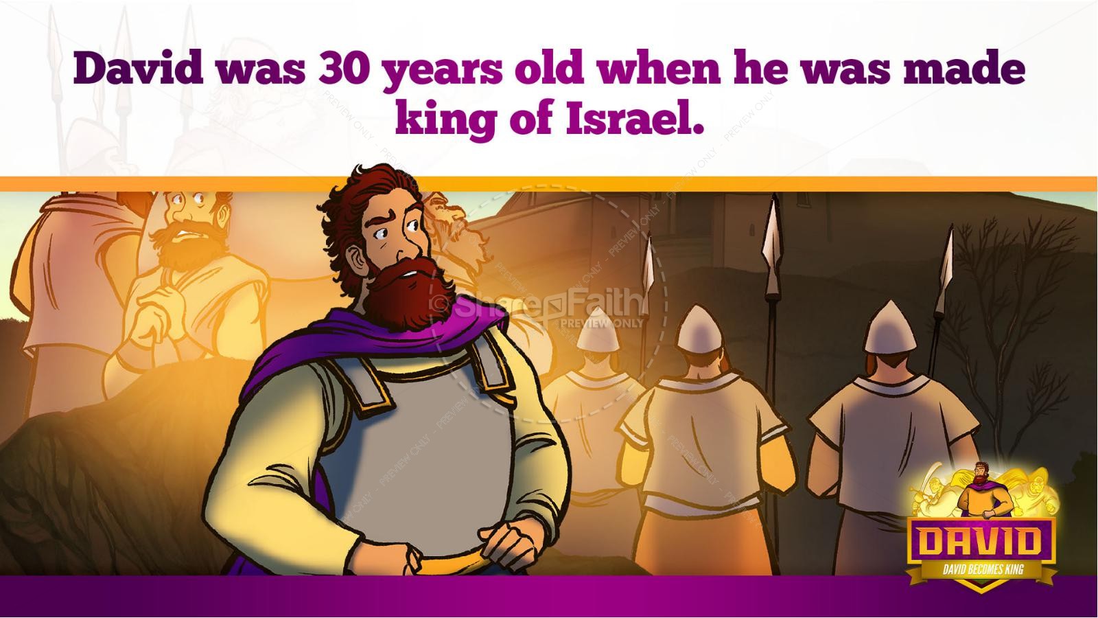 2 Samuel 5 David Becomes King Kids Bible Story Thumbnail 16