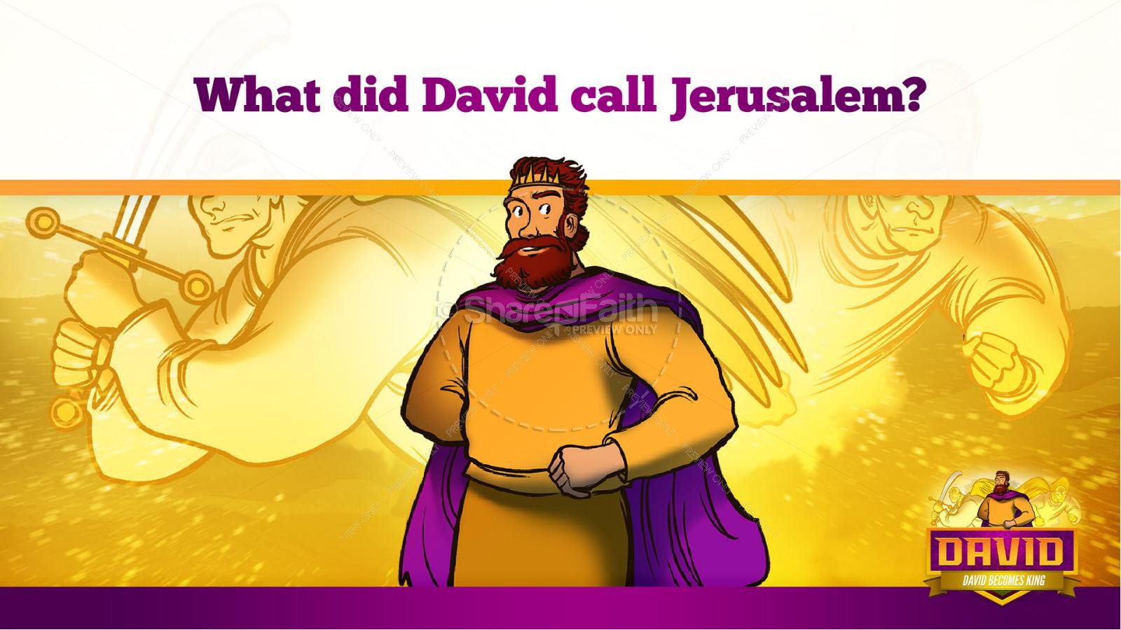 2 Samuel 5 David Becomes King Kids Bible Story Thumbnail 19