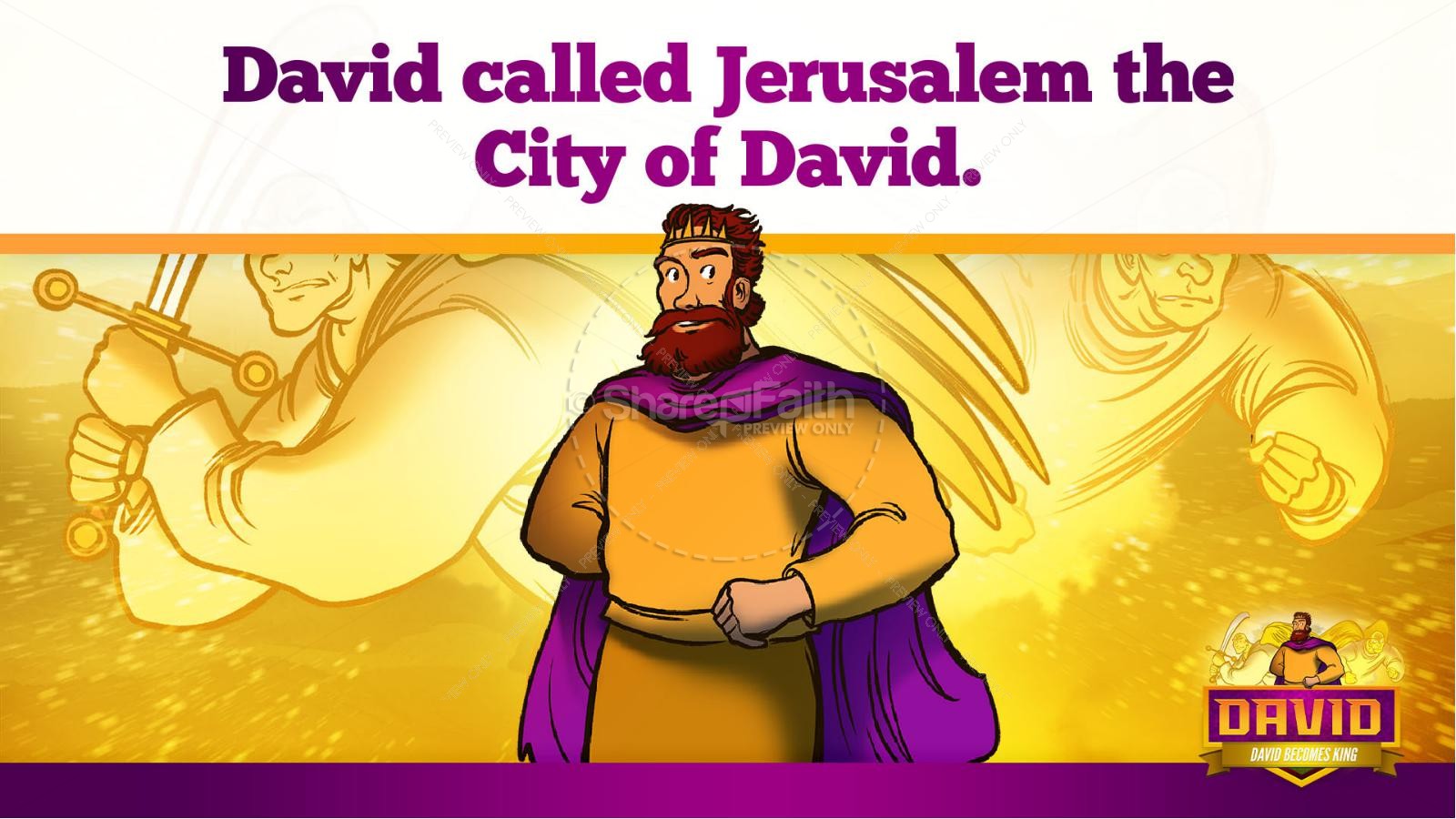 2 Samuel 5 David Becomes King Kids Bible Story Thumbnail 20