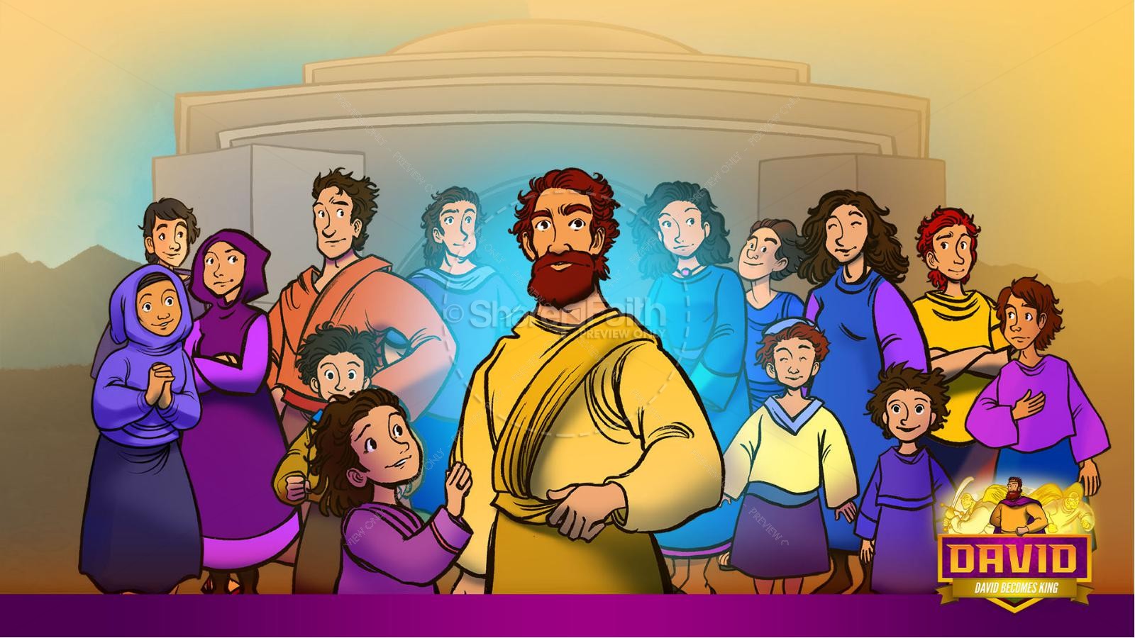 2 Samuel 5 David Becomes King Kids Bible Story Thumbnail 22
