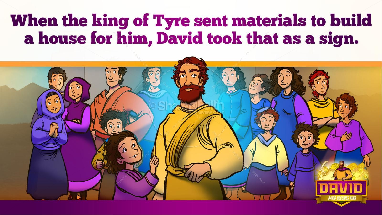 2 Samuel 5 David Becomes King Kids Bible Story Thumbnail 24