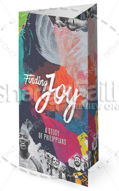 Finding Joy Church Trifold Bulletin Thumbnail Showcase