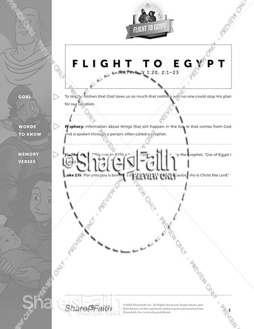Matthew 2 Flight To Egypt Curriculum