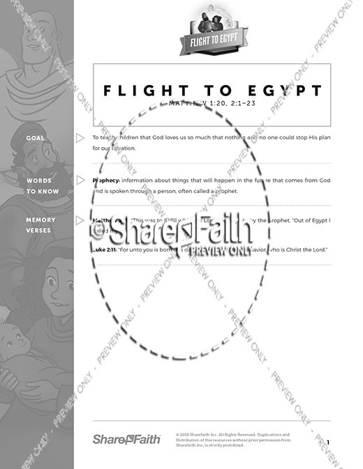 Matthew 2 Flight To Egypt Curriculum Thumbnail Showcase