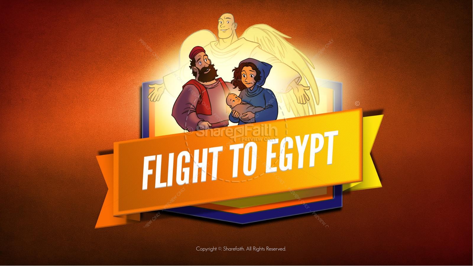 Matthew 2 Flight To Egypt Kids Bible Story