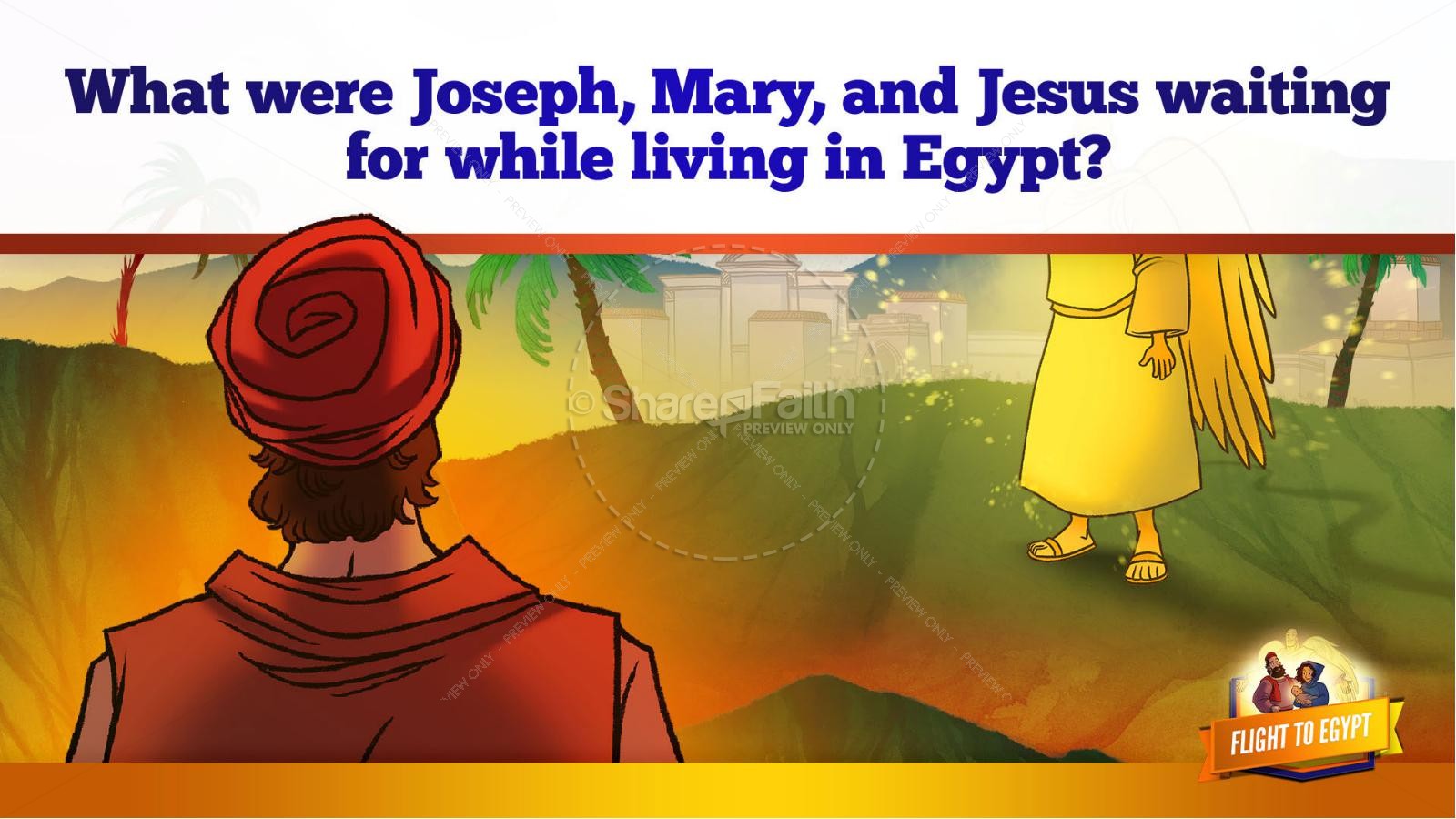 Matthew 2 Flight To Egypt Kids Bible Story Thumbnail 33