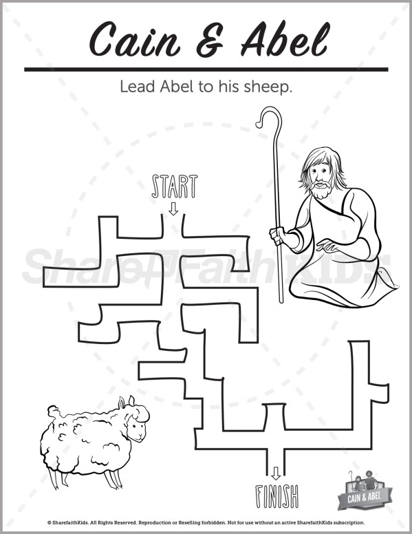 Cain And Abel Word Search Puzzles