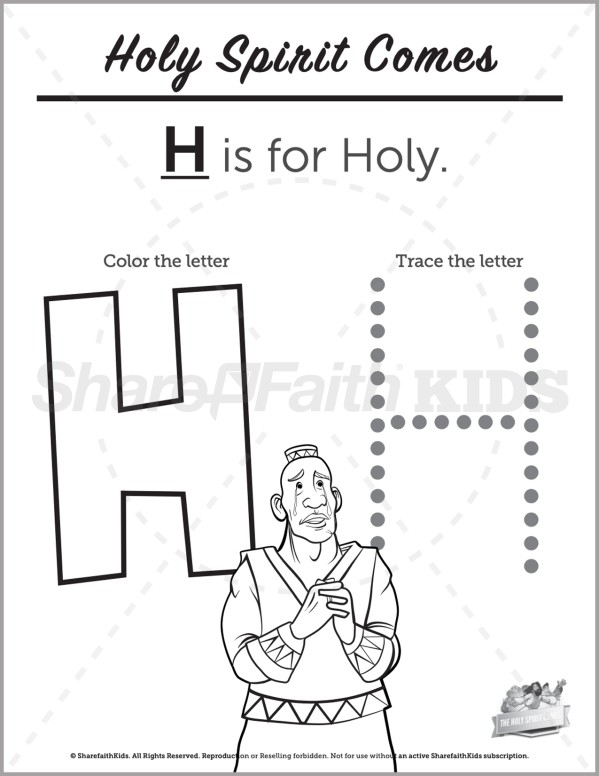 coloring pages holy spirit