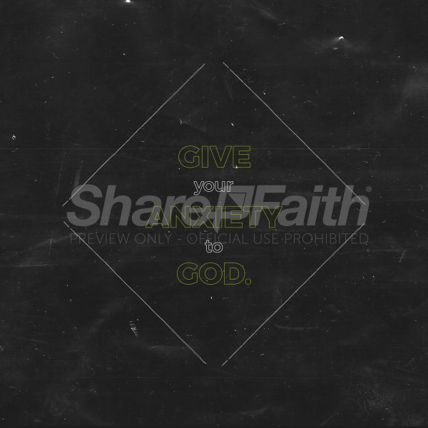 Give Anxiety To God Social Media Graphic