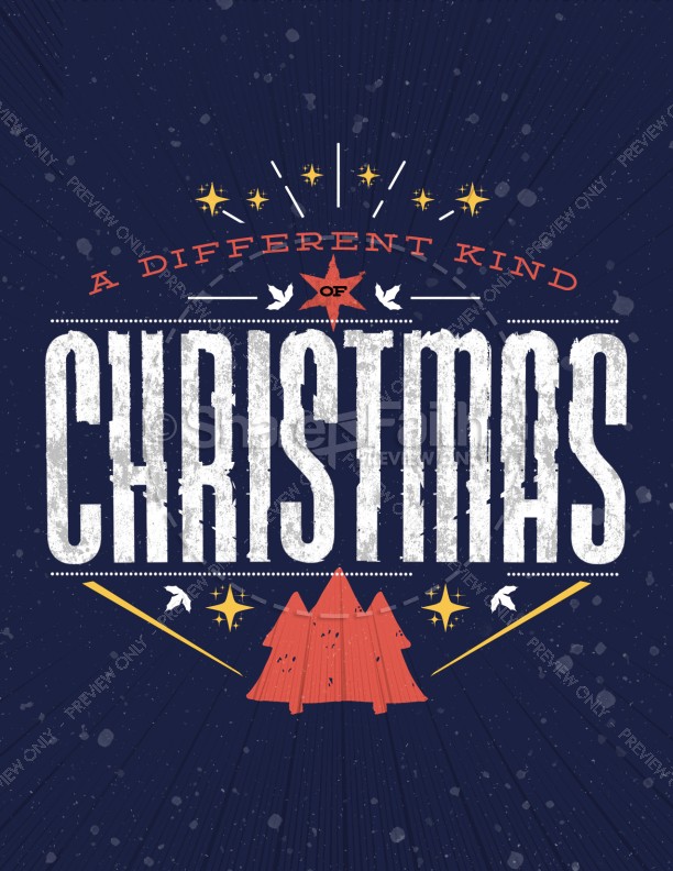Different Kind Of Christmas Church Flyer Thumbnail Showcase