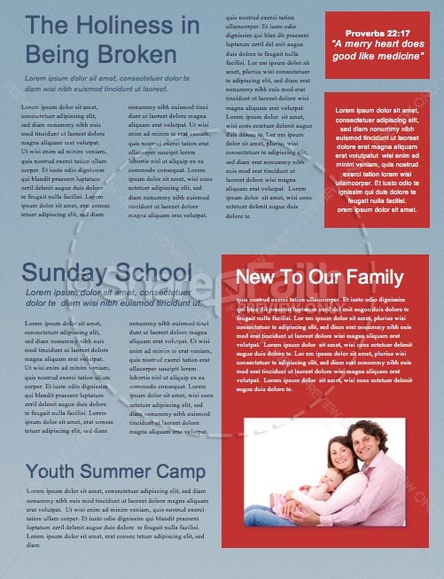 Merry Christmas White Christmas Church Newsletter | page 2