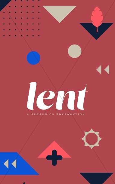 Lent Season Church Bifold Bulletin Thumbnail Showcase