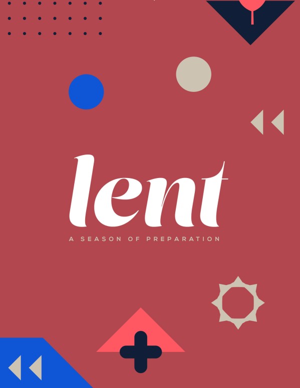 Lent Season Preparation Church Flyer