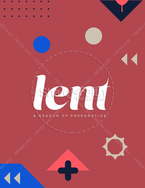 Lent Season Preparation Church Flyer Thumbnail Showcase