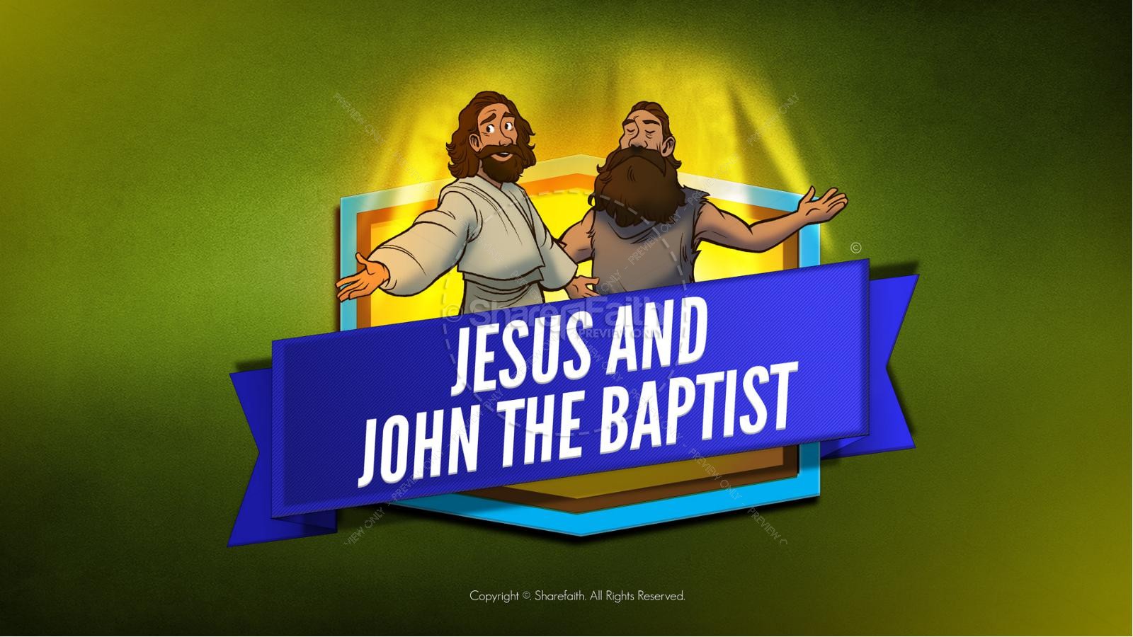 Matthew 11 Jesus and John the Baptist Kids Bible Story
