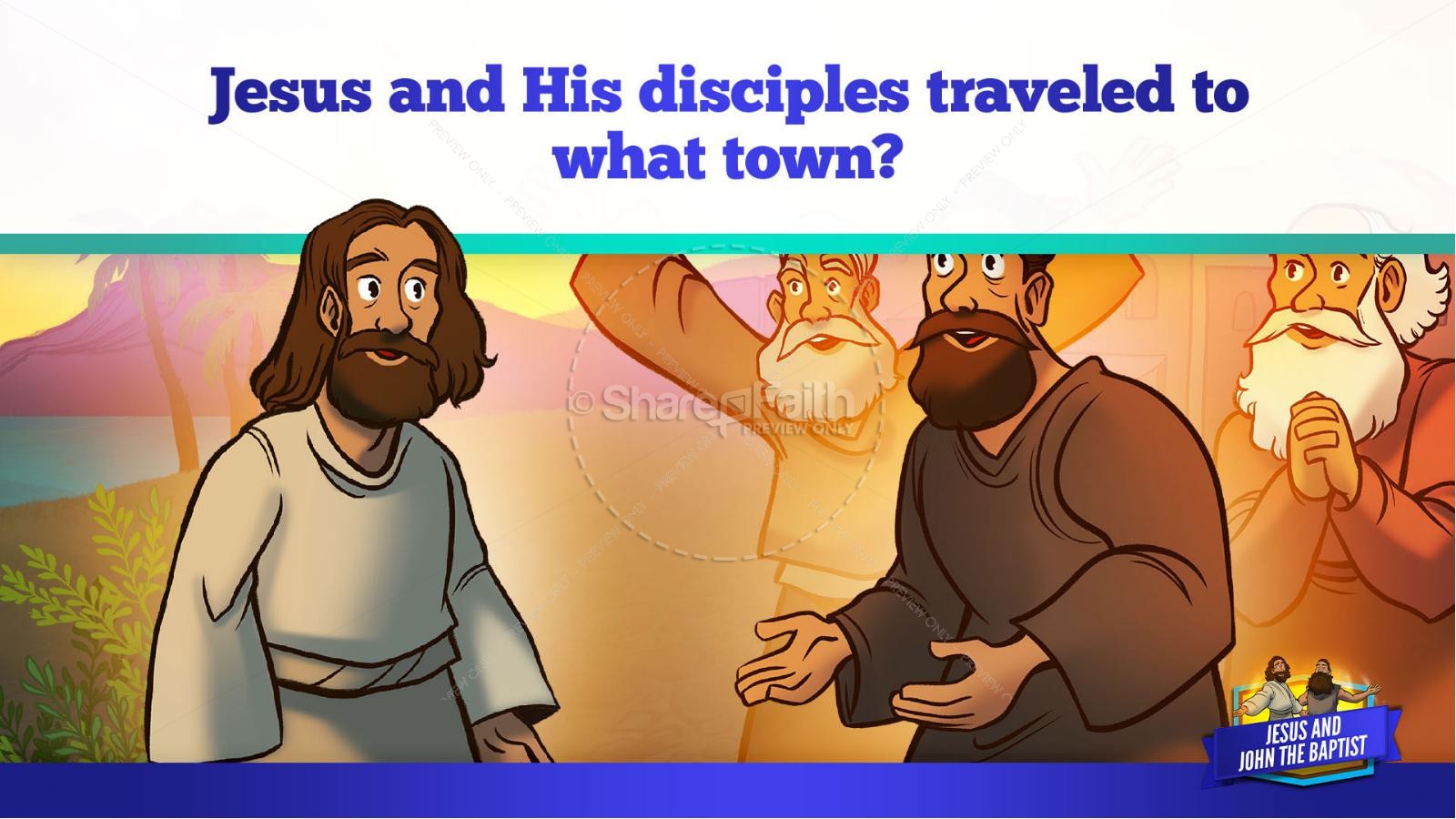 Matthew 11 Jesus and John the Baptist Kids Bible Story Thumbnail 15