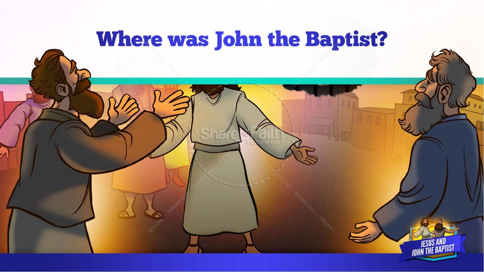 Matthew 11 Jesus and John the Baptist Kids Bible Story Thumbnail 19