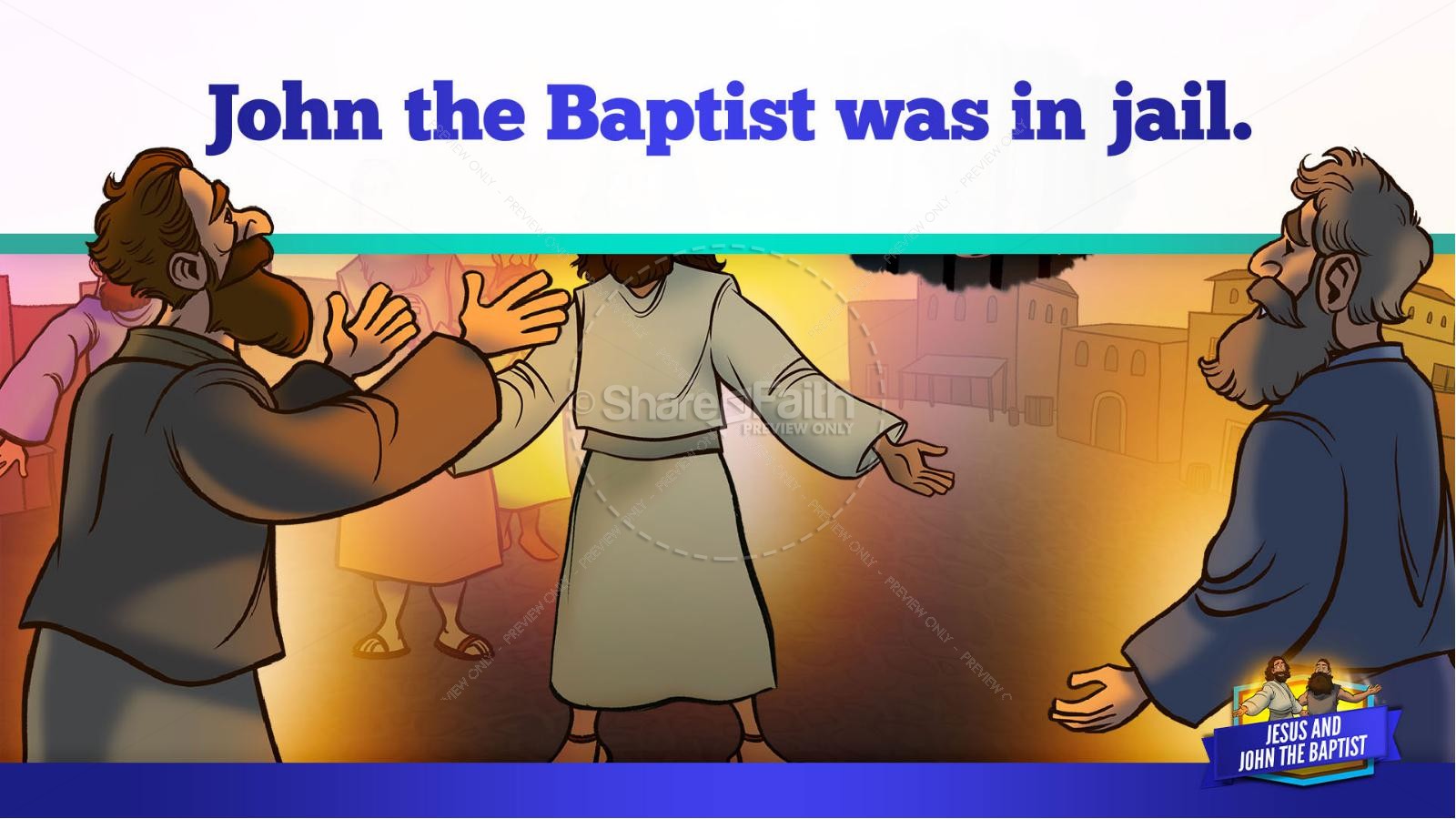 Matthew 11 Jesus and John the Baptist Kids Bible Story Thumbnail 20