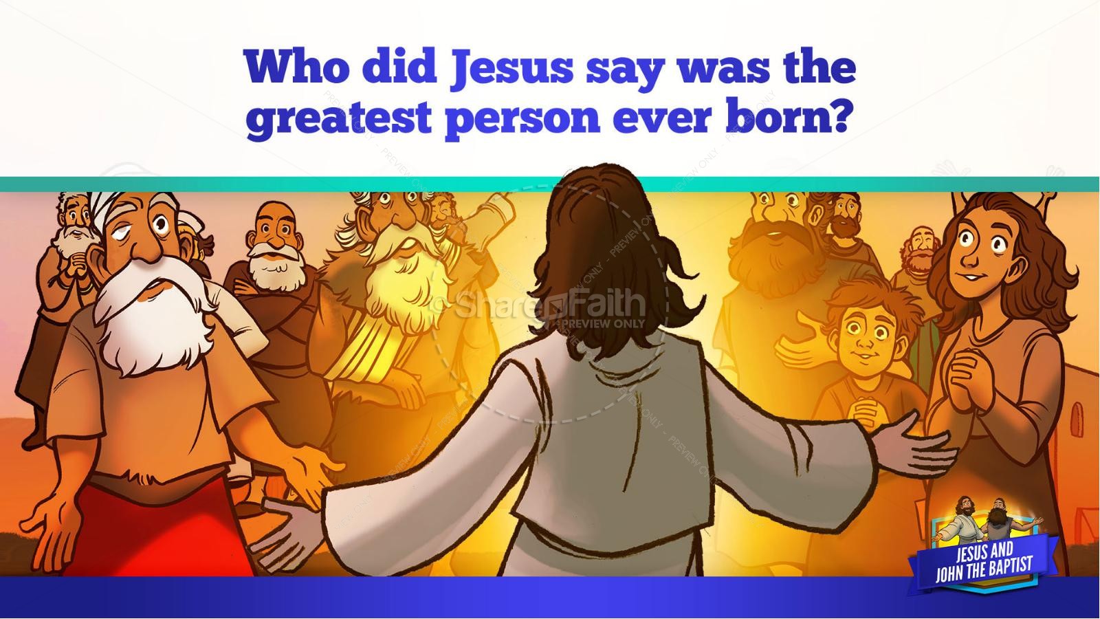 Matthew 11 Jesus and John the Baptist Kids Bible Story Thumbnail 31
