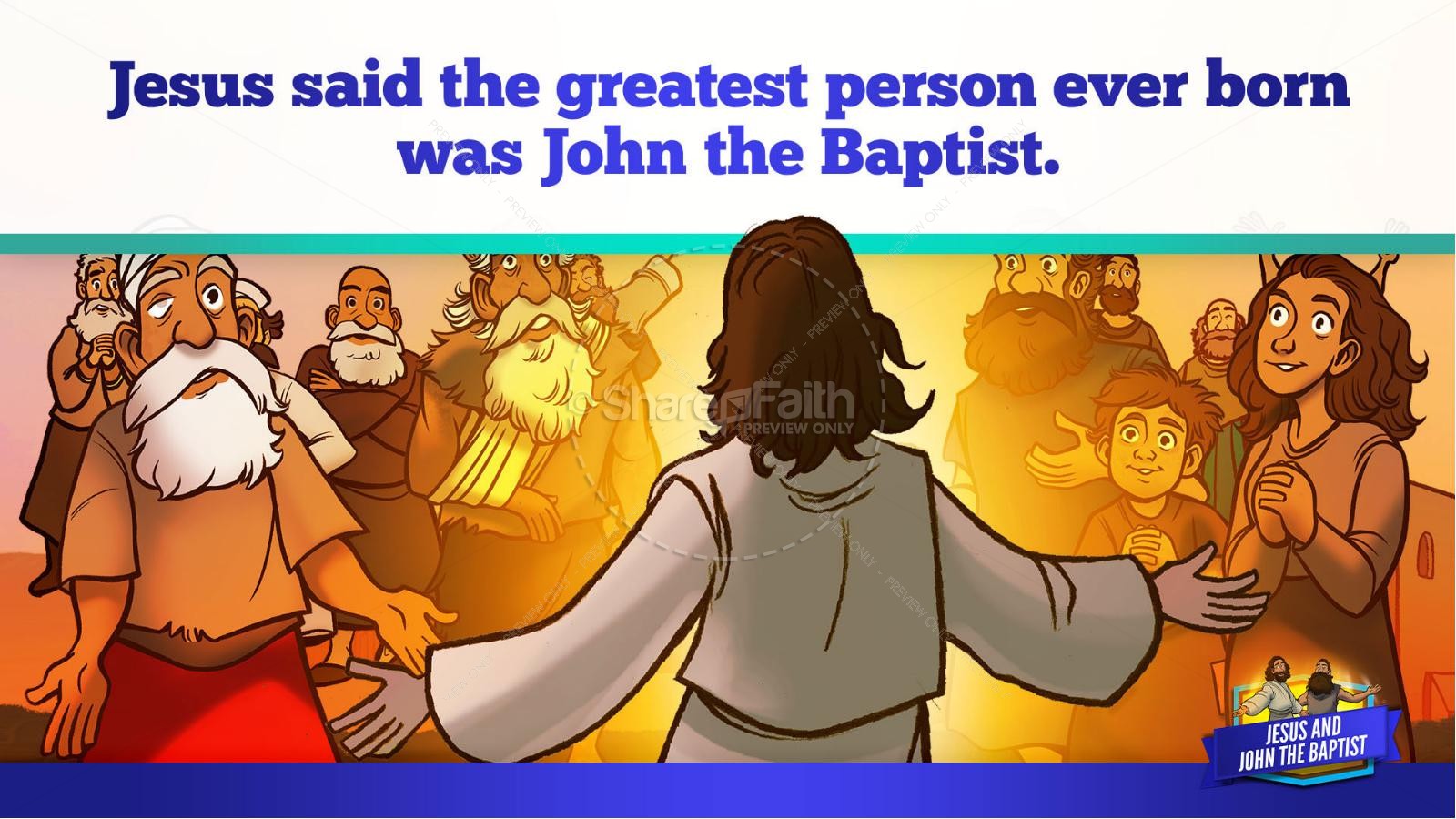 Matthew 11 Jesus and John the Baptist Kids Bible Story Thumbnail 32