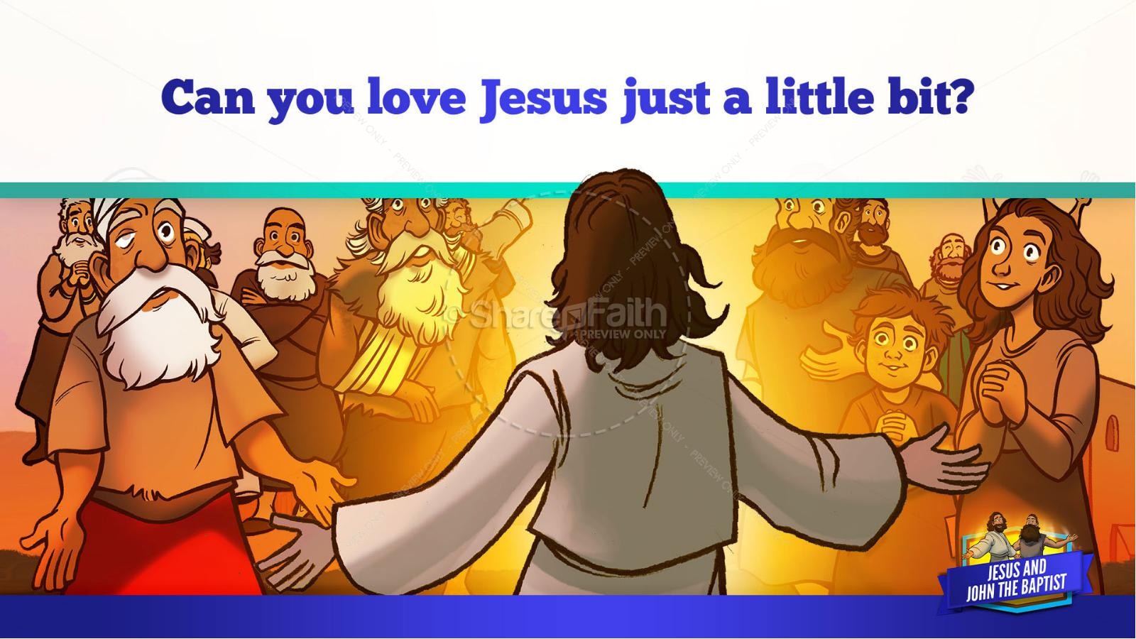Matthew 11 Jesus and John the Baptist Kids Bible Story Thumbnail 33