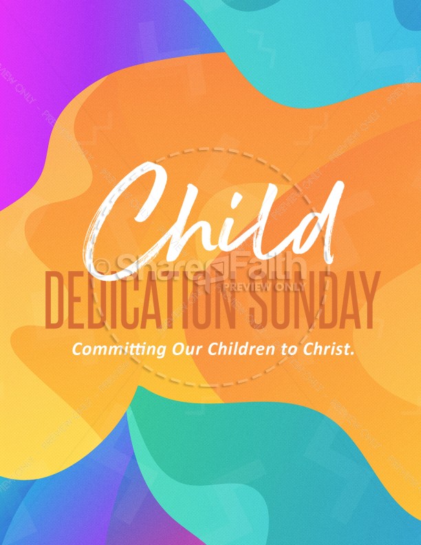 Child Dedication Sunday Church Flyer Thumbnail Showcase