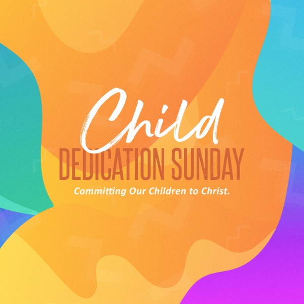 Child Dedication Sunday Social Media Graphic Thumbnail Showcase
