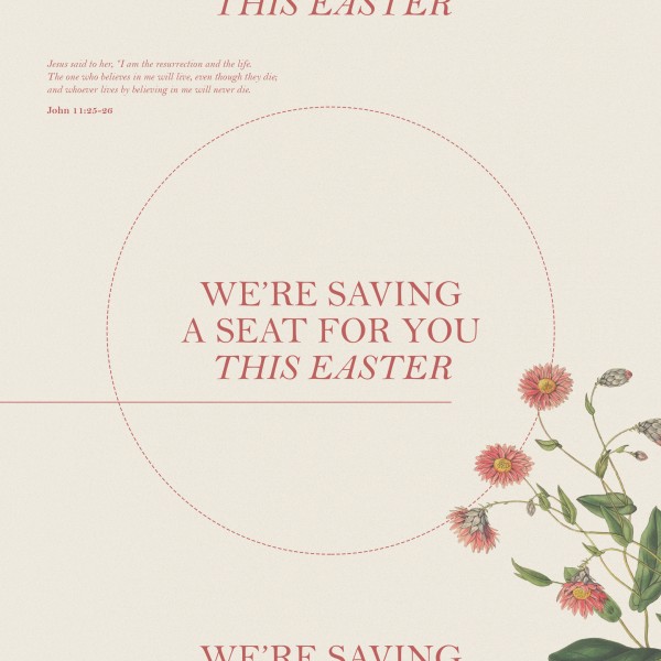 Easter Seat Social Media Graphic Thumbnail Showcase
