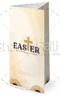 Easter Resurrection Church Trifold Bulletin Thumbnail Showcase