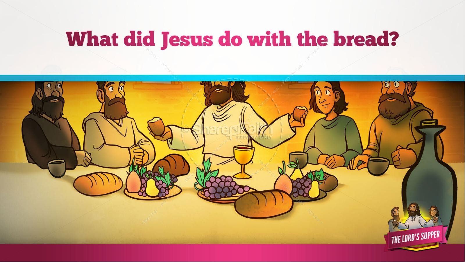 Luke 22 The Lords Supper Kids Bible Story Thumbnail 23