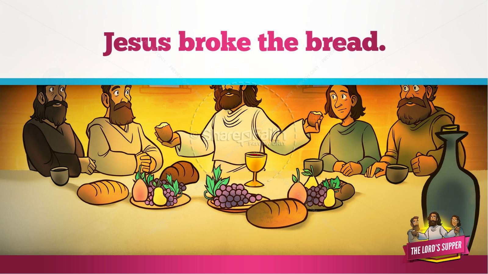 Luke 22 The Lords Supper Kids Bible Story Thumbnail 24