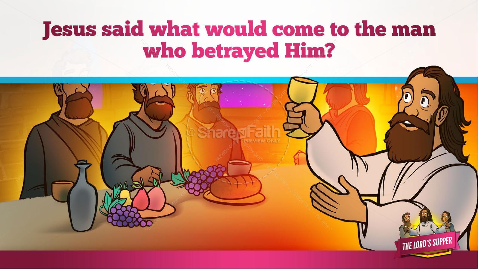Luke 22 The Lords Supper Kids Bible Story Thumbnail 27