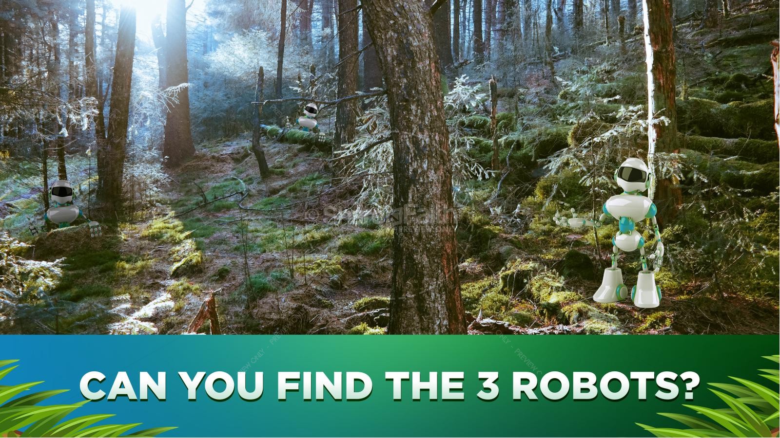 Forest Robots PowerPoint Game Volume 2 Thumbnail 5