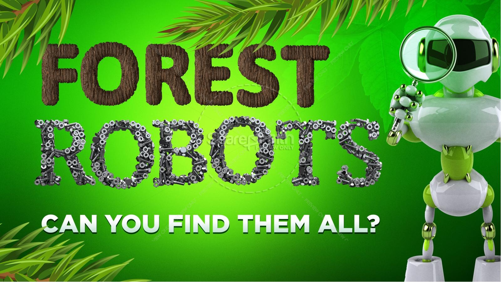 Forest Robots PowerPoint Game Thumbnail 1