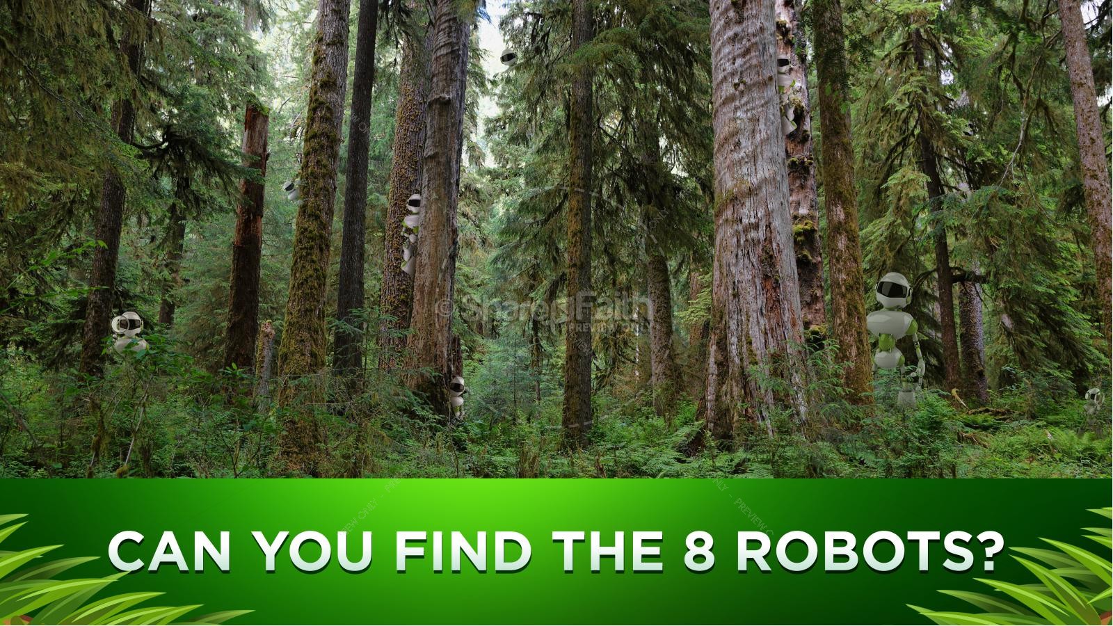 Forest Robots PowerPoint Game Thumbnail 15