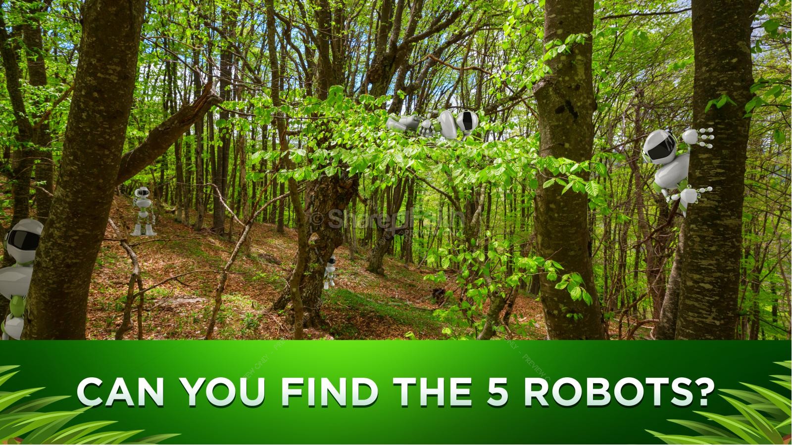 Forest Robots PowerPoint Game Thumbnail 9