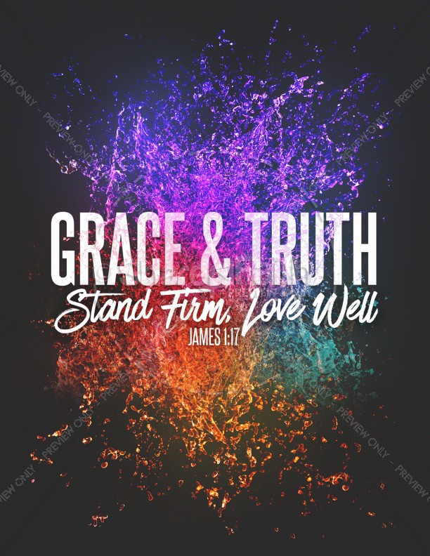 Grace And Truth Church Flyer Thumbnail Showcase